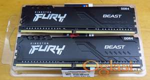 Kingston Fury Beast Black 32GB (2x16) 3200, KF432C16BB1K2/32